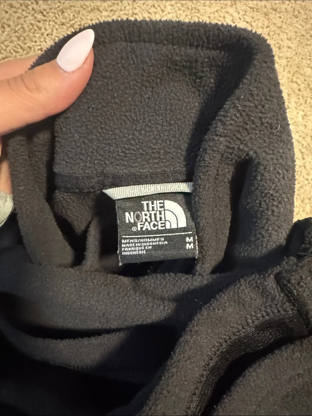 The North Face Black Full-Zip Fleece Jacket